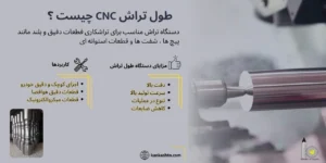 دستگاه طول تراش CNC چیست و چه انواعی دارد؟