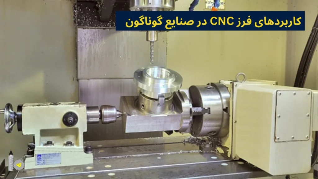 کاربردهای فرز CNC در صنایع گوناگون