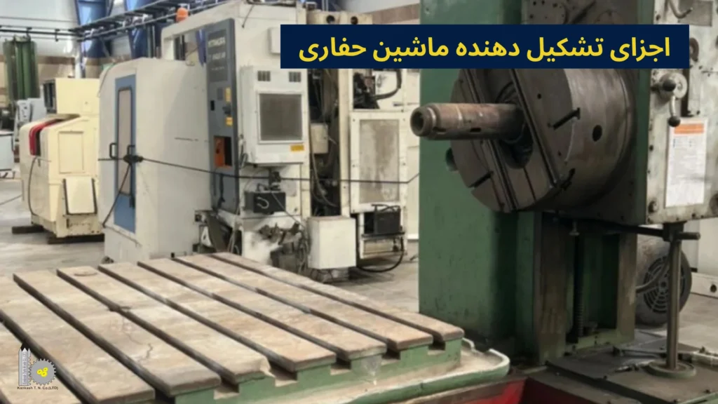 اجزای تشکیل دهنده ماشین حفاری​