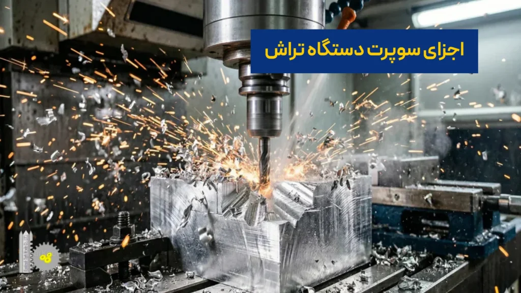 اجزای سوپرت دستگاه تراش​