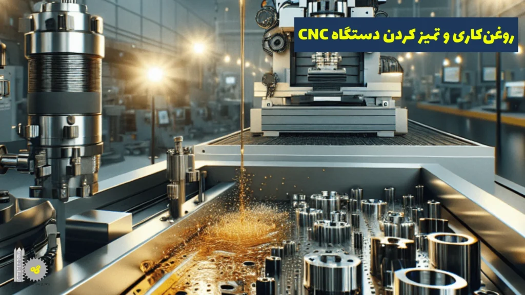 جلوگیری از خرابی‌ دستگاه CNC - روغن‌کاری و تمیز کردن دستگاه CNC