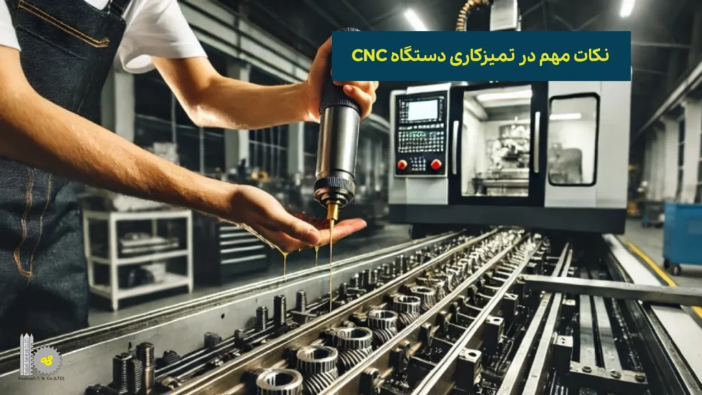 نکات مهم در تمیزکاری دستگاه CNC​