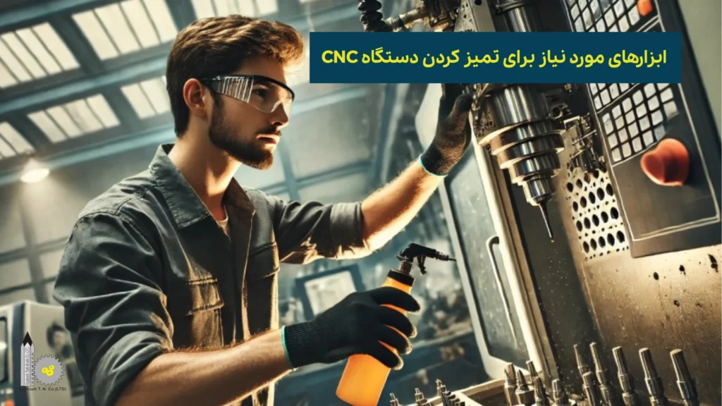 ابزارهای مورد نیاز برای تمیز کردن دستگاه CNC​