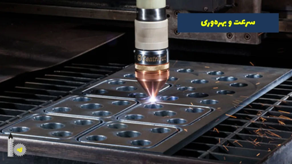 تفاوت برش لیزر و برش CNC​ - سرعت و بهره‌وری